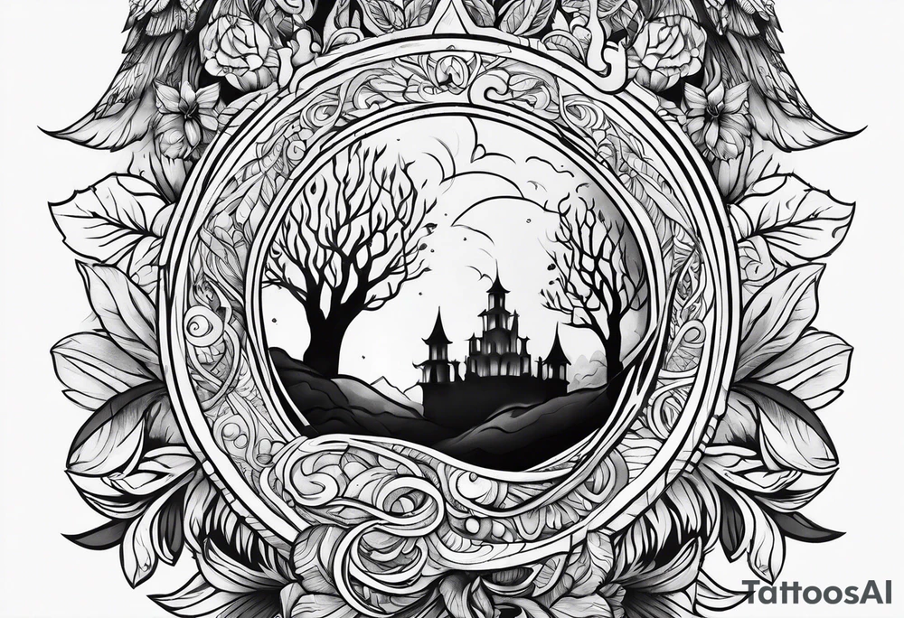 A hand holding fire tattoo idea