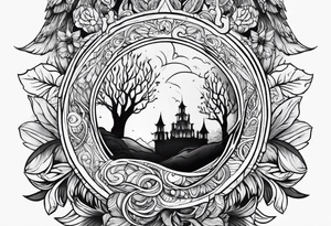 A hand holding fire tattoo idea