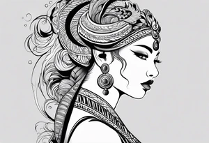 aquarius tribal tattoo tattoo idea