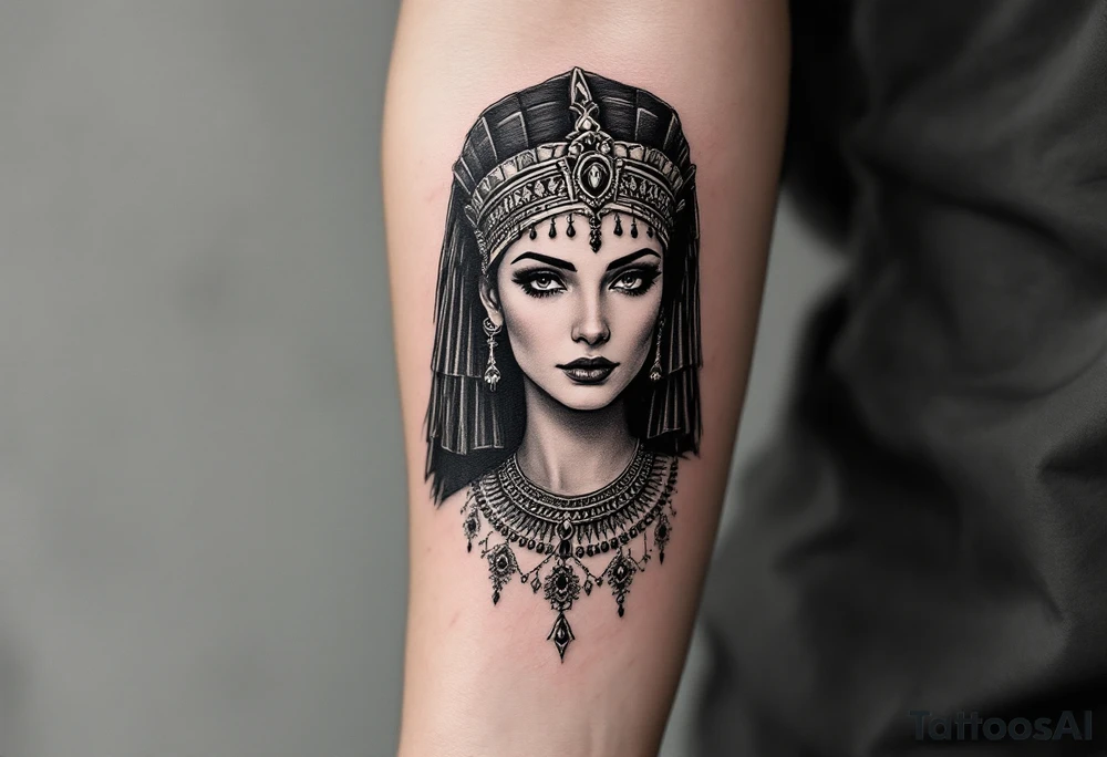 Cleopatra tattoo idea