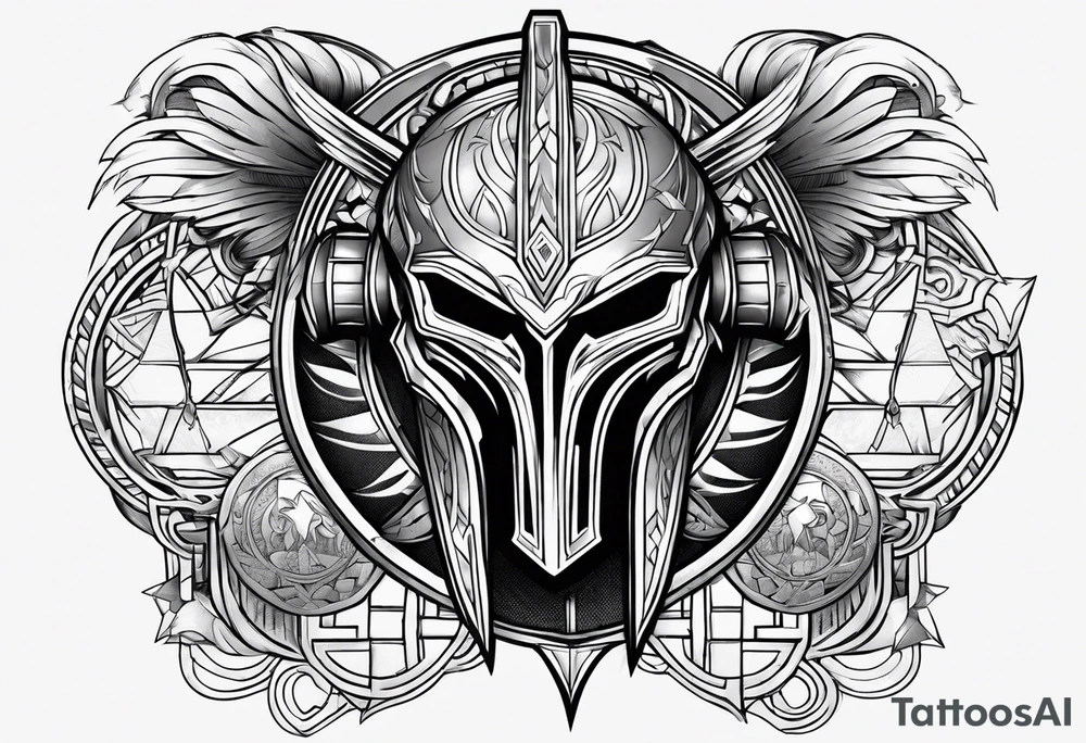 Universal gladiator tattoo idea