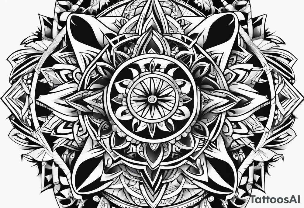 Gliscor tribal style tattoo idea