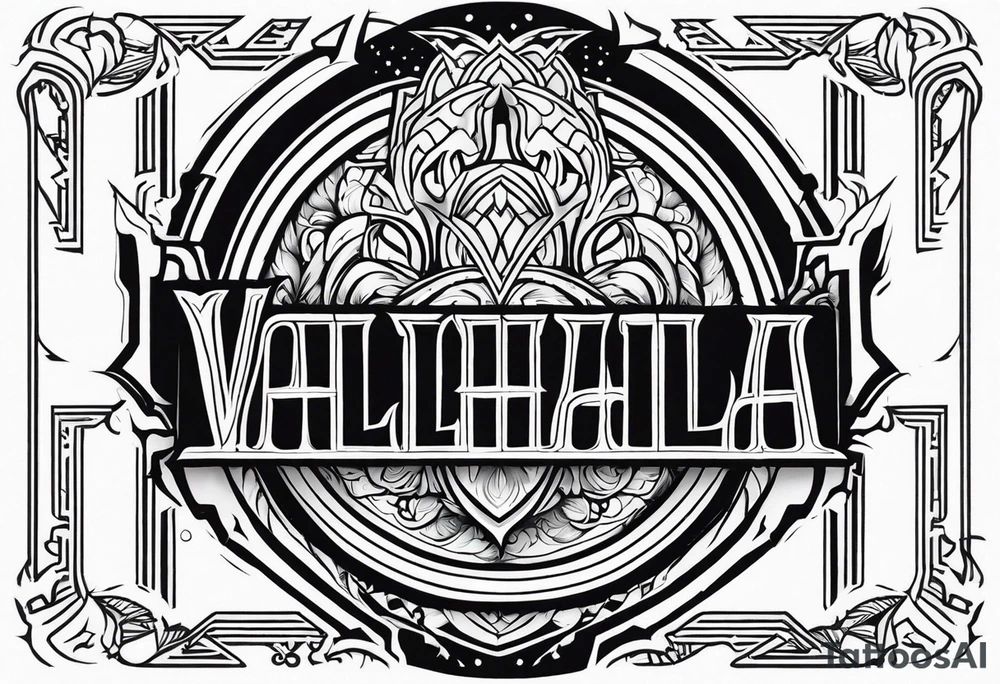 Valhalla tattoo idea