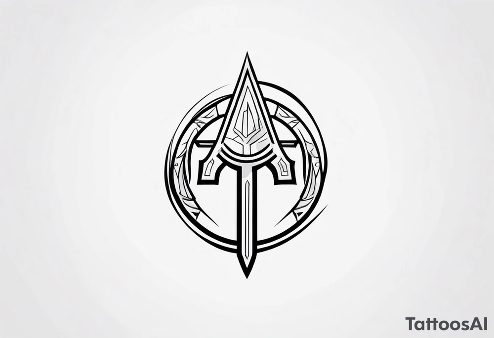Ancient spartan symbol tattoo tattoo idea