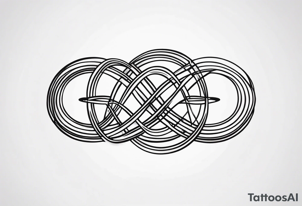 double infinity symbol tattoo idea