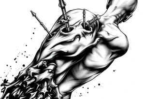 Stabbed in the back tattoo idea