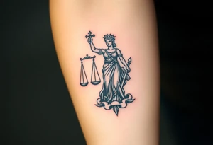 Lady Justice tattoo idea