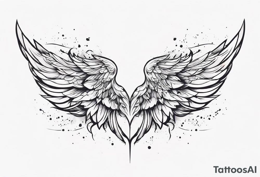 wings tattoo idea