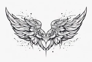 wings tattoo idea