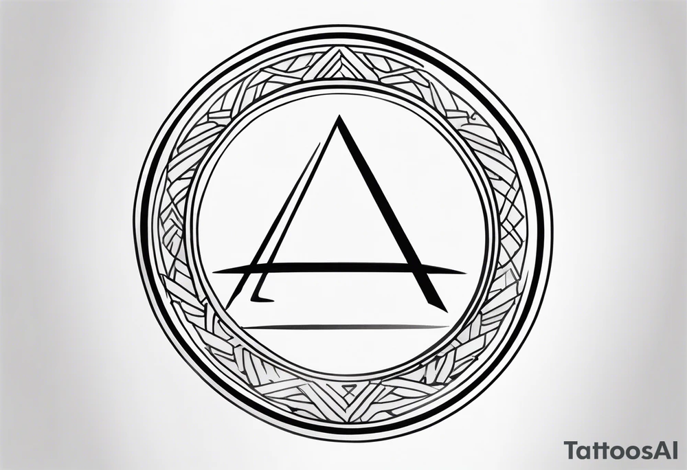 AA logo tattoo idea