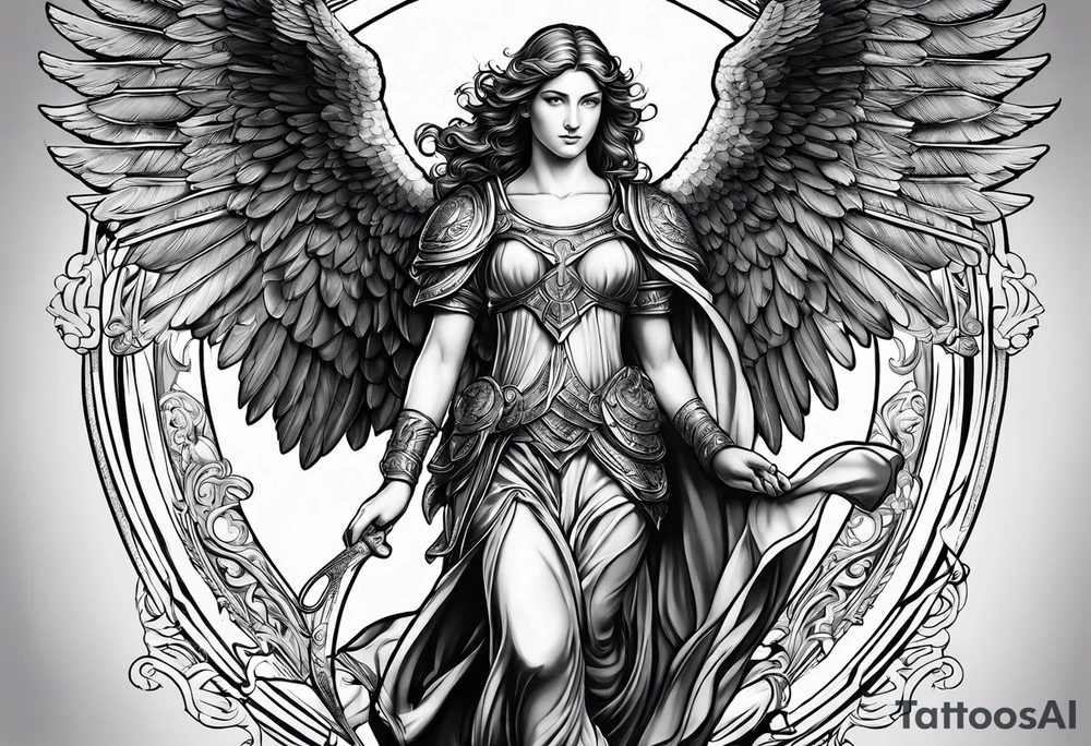 archangel Raphael tattoo idea