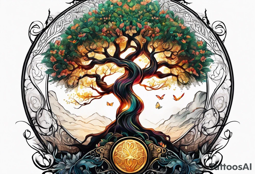 Tree of life tattoo idea