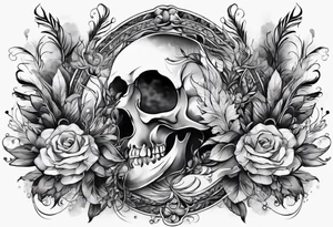 smoke pattern tattoo idea