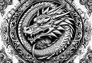 dragon , hand tattoo idea
