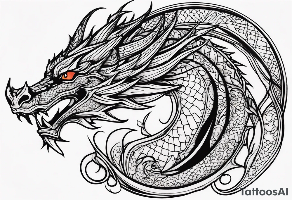 Dragon tattoo idea