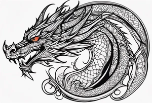 Dragon tattoo idea