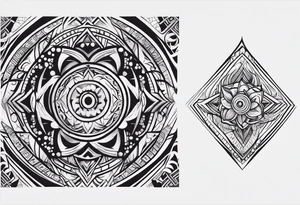 Cover Up Tribal tattoo idea