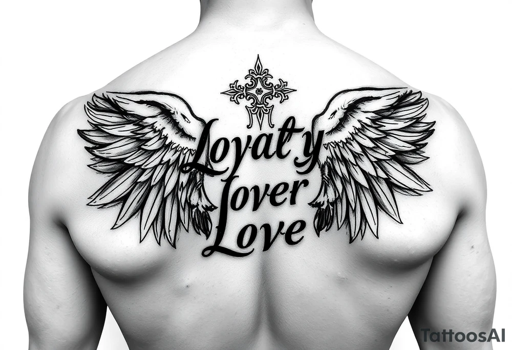 Loyalty over love tattoo idea