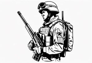 bazooka soldier tattoo idea