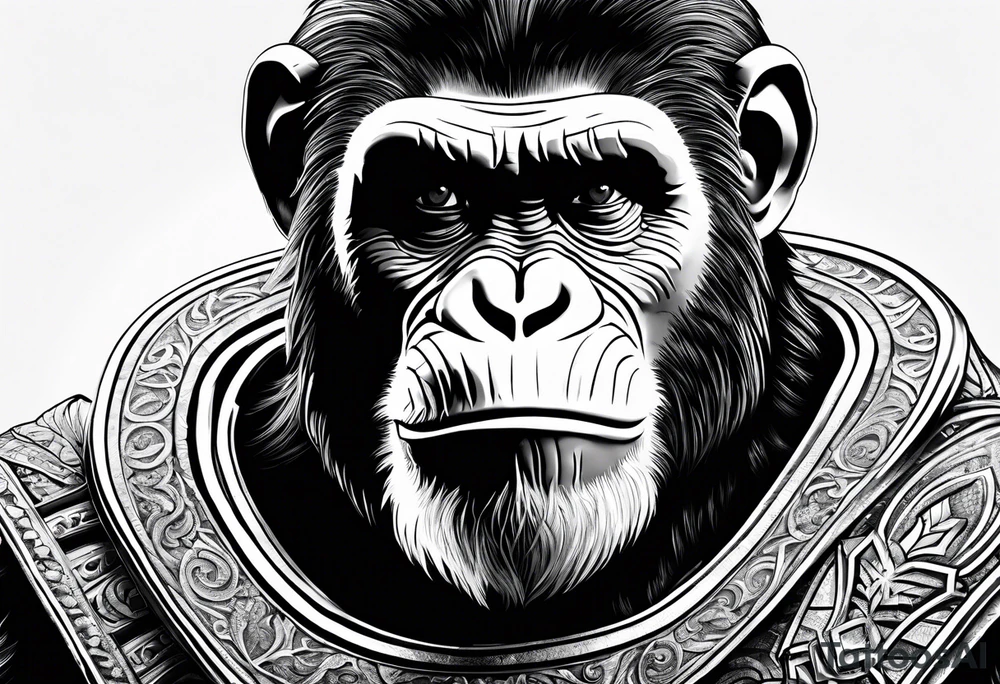 Caeser from planet of the apes tattoo idea