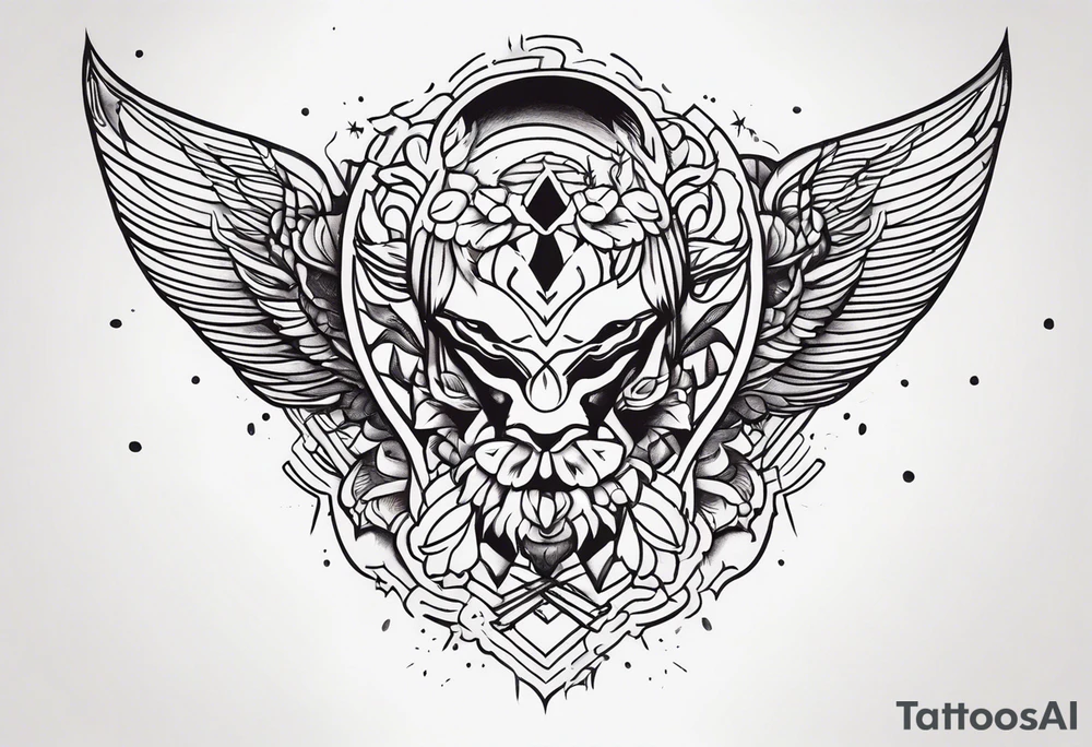 Body ripped skin tattoo tattoo idea