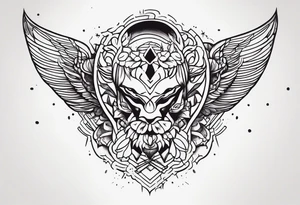 Body ripped skin tattoo tattoo idea