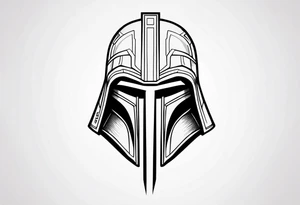 Darth Revan’s mask tattoo idea
