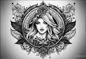 Tattoo for my daughters born 12-3-2010 07-16-2013 01-25-2019 07-13-2020 tattoo idea