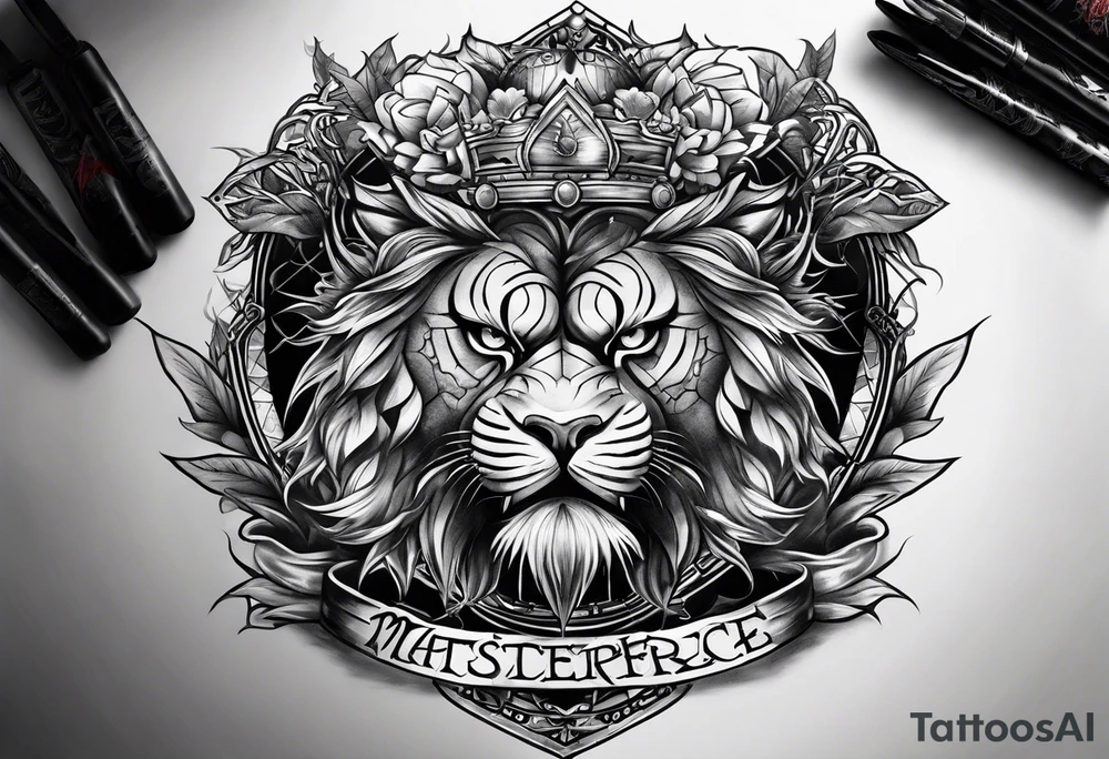 Cage fighter tattoo idea