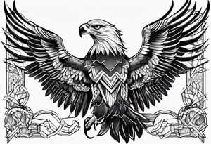 Roman Eagle tattoo idea