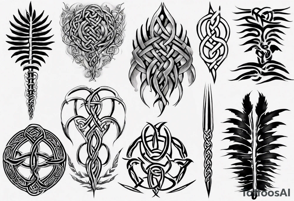 Silver Fern, Celtic knots tattoo idea