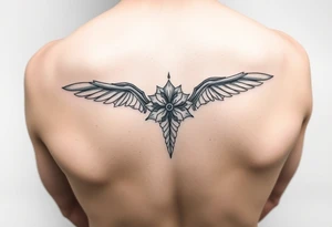 Simple minimalist feminine tattoo small line art on arm tattoo idea
