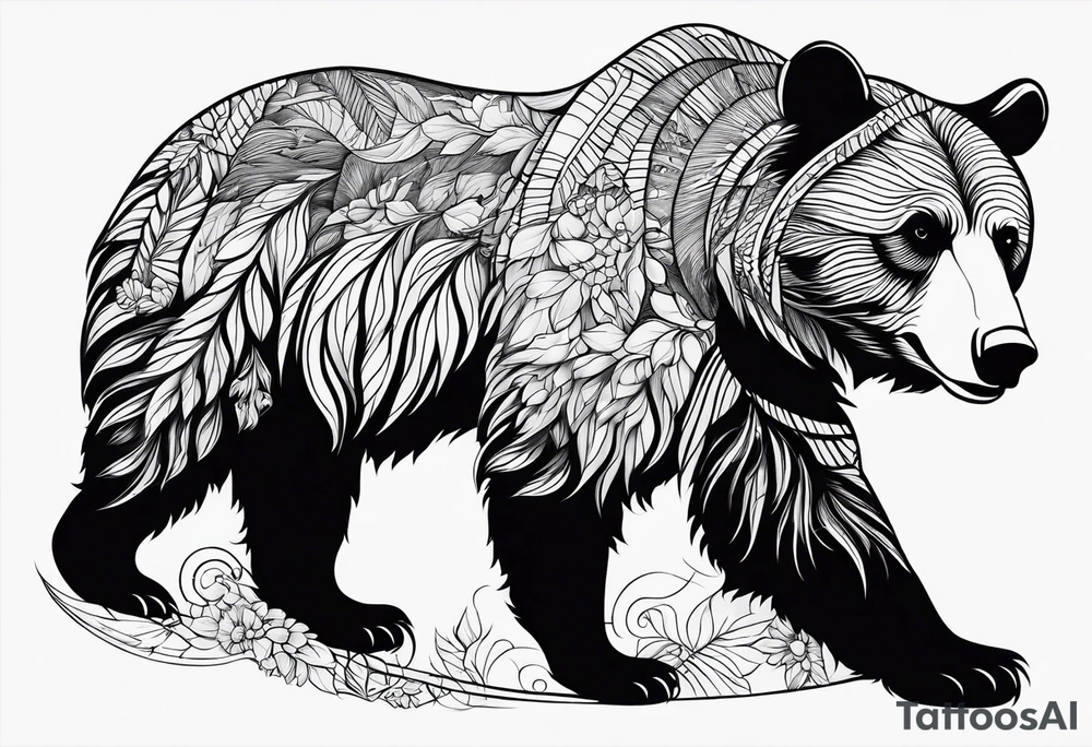 Bear tattoo idea
