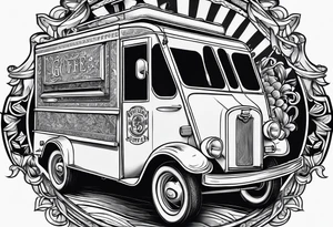 GULF SIDE COFFEE  TRUCK tattoo idea