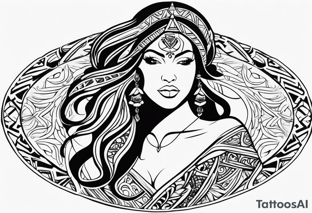 Tribal, panamanian, picture of naked lady tattoo idea