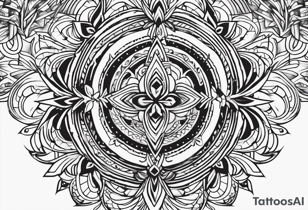 upper back tattoo tattoo idea