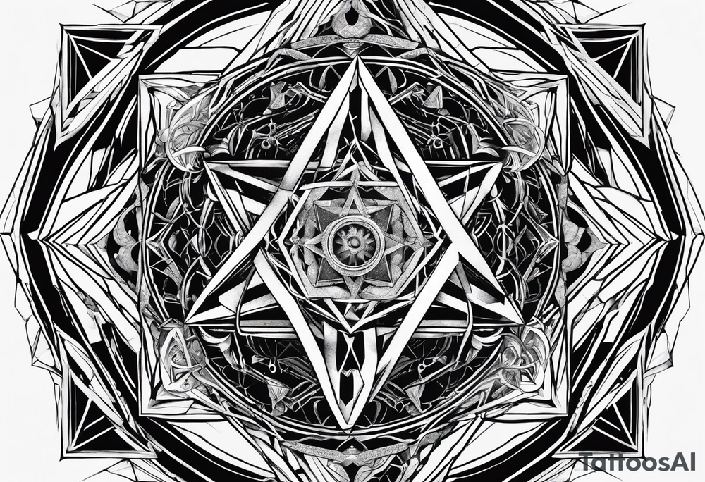 Metatron's cube, toroid tattoo idea