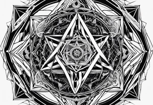 Metatron's cube, toroid tattoo idea