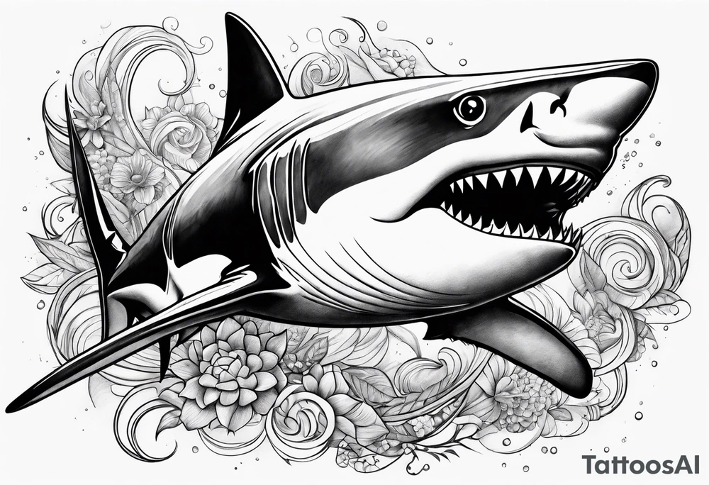 Shark tattoo idea