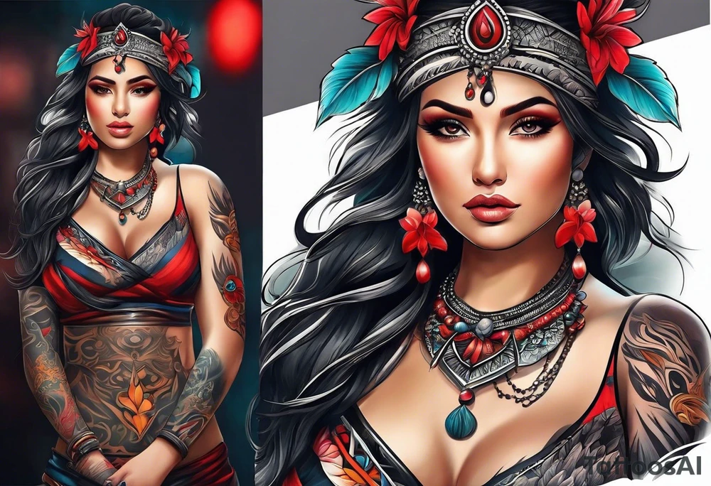 🇵🇷  🇻🇮  🇹🇹 tattoo idea