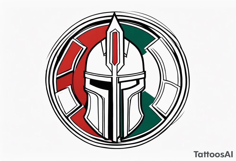 Ancient spartan symbol tattoo tattoo idea