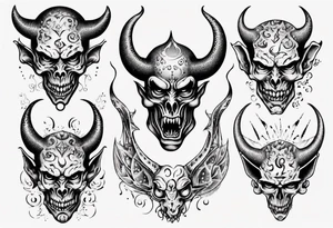 Devil tattoo idea