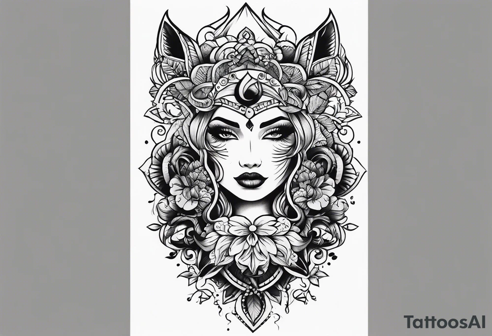 sleeve old school tattoo idea