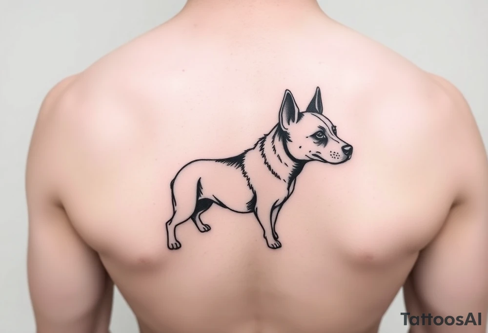 dog tattoo idea