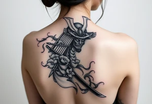 Japanese samurai tattoo idea