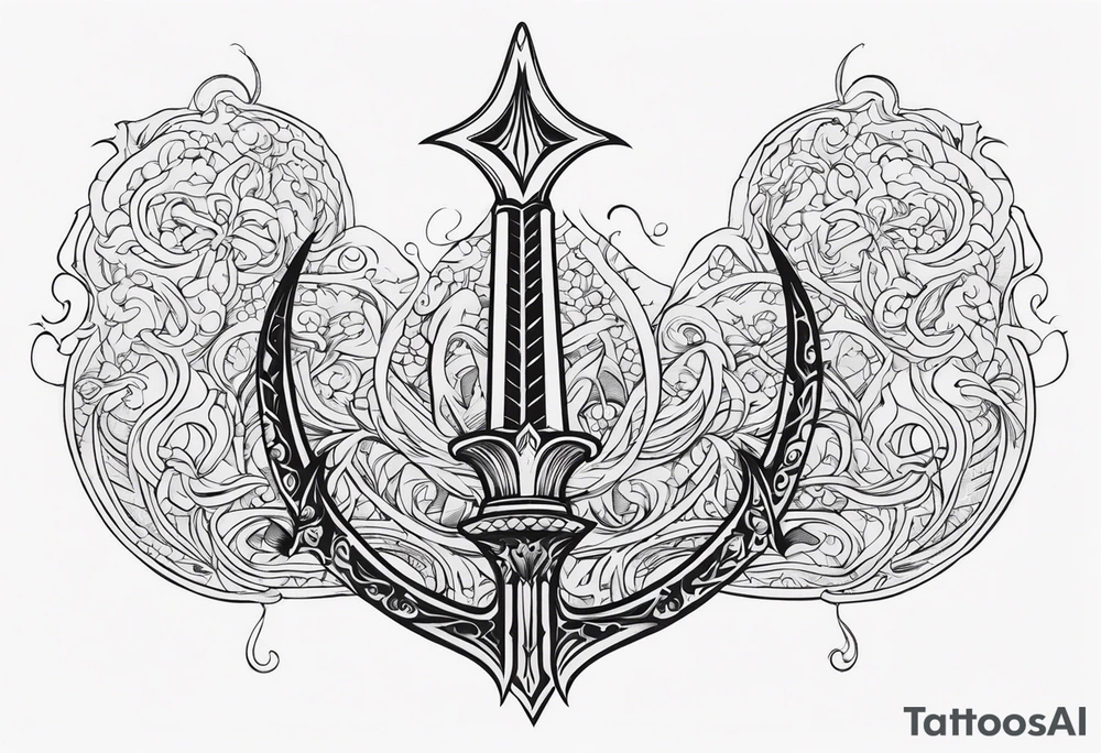 Trident tattoo idea