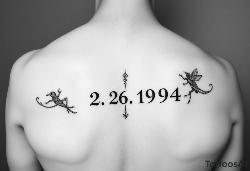 Olivia 02/26/1994 tattoo idea