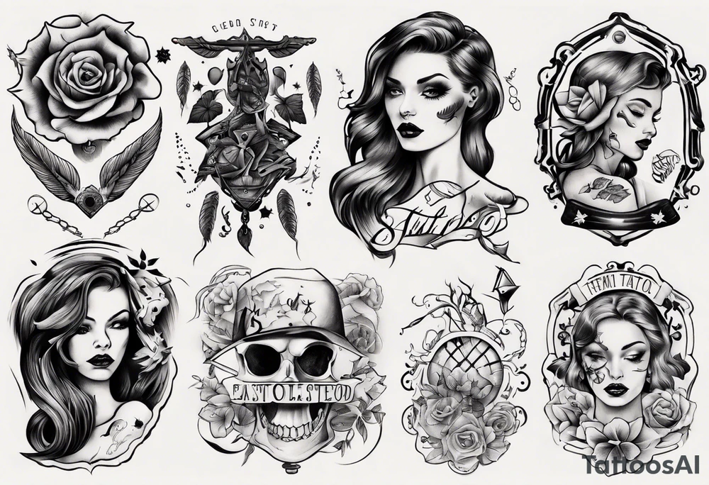 Female tattoo idea