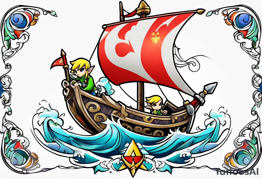 zelda wind waker tattoo idea
