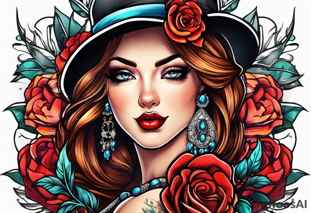 Pinup tattoo idea